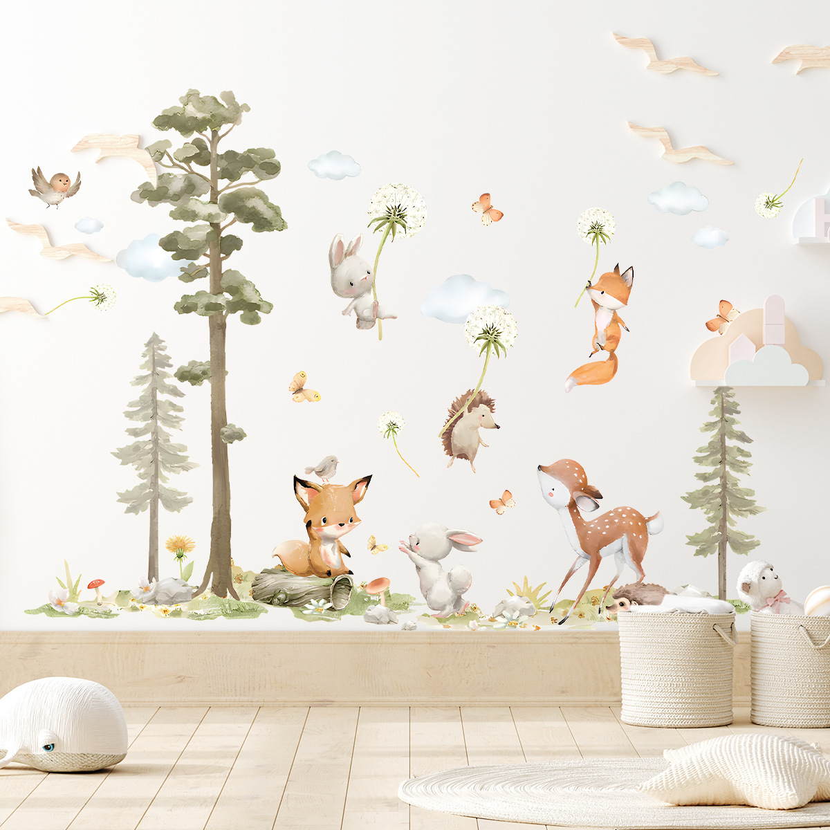 Autocollants muraux animaux de - Baby Girl Nursery Quotes avis et prix